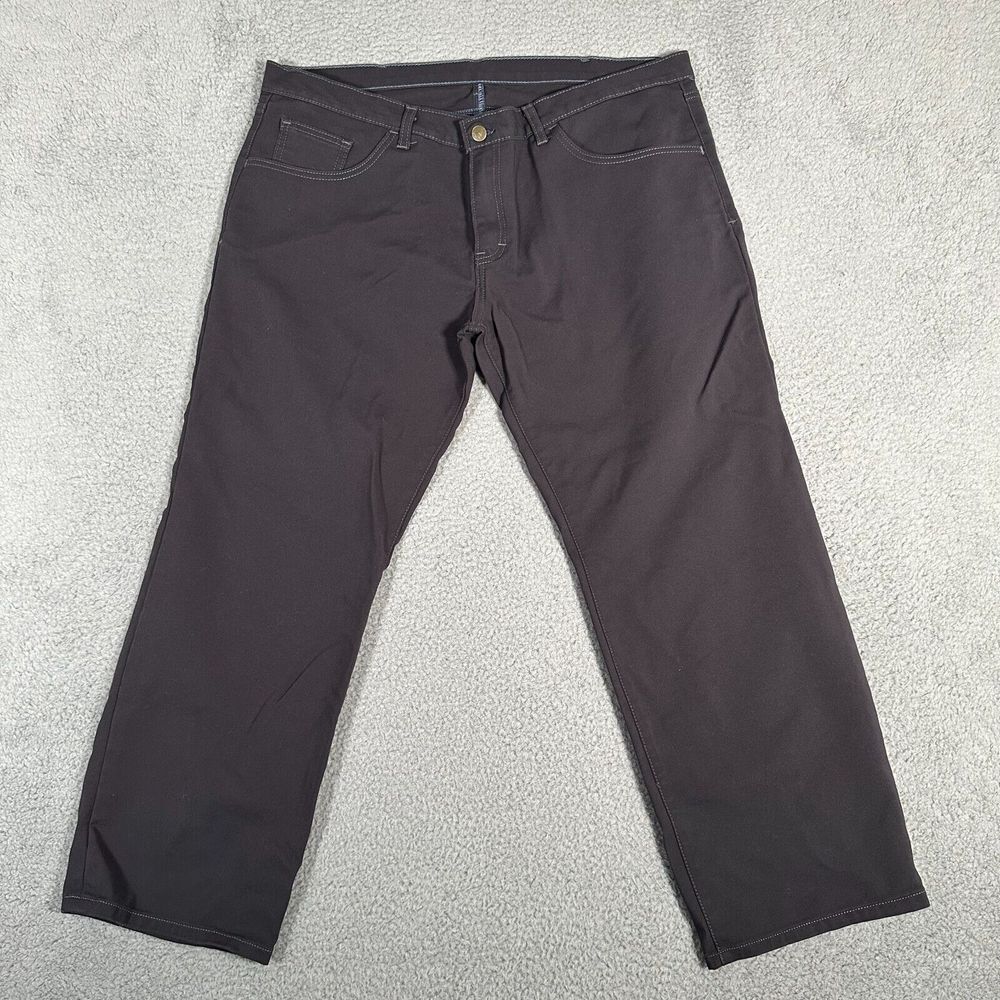 Blue Delta Pants Mens Size 38x27‎ Gray 5 Pocket Chino Workwear Straight Custom